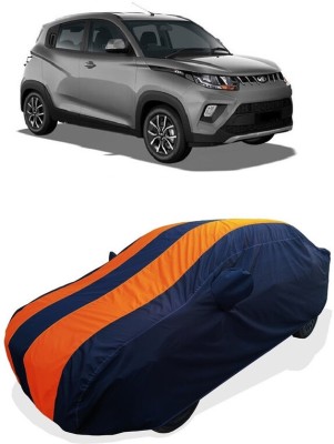 Coxtor Car Cover For Mahindra KUV100 NXT G80 K6 Plus (With Mirror Pockets)(Orange)