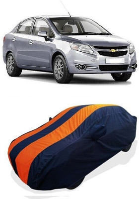 QLAX Car Cover For Maruti Sail 1.2 LS (With Mirror Pockets)(Orange)