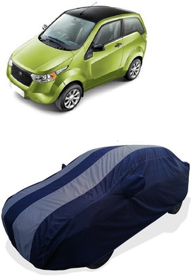 Coxtor Car Cover For Mahindra Reva CNG (With Mirror Pockets)(Grey)