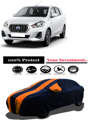 Amexride Car Cover For Datsun Go Plus T Option CVT Petrol (With Mirror Pockets)(Orange)