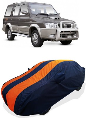 Coxtor Car Cover For ICML Extreme Winner CRDFi Non AC 9Seater BSIV (With Mirror Pockets)(Orange)