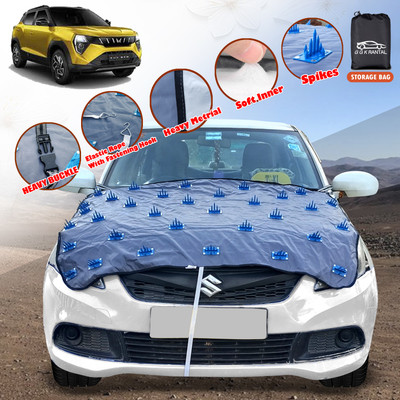 G G K RANTAL Car Cover For Mahindra XUV 3XO (Without Mirror Pockets)(Blue)