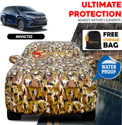 AUTOMOZEXO Car Cover For Maruti Suzuki Invicto (With Mirror Pockets)(Multicolor)