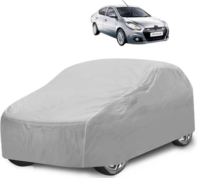Caronix Car Cover For Renault Scala (With Mirror Pockets)(Silver)