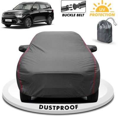 Spaiko Car Cover For Toyota Fortuner (With Mirror Pockets)(Grey, For 2012, 2013, 2014, 2015, 2016, 2017, 2018, 2019, 2020, 2021, 2022, 2022, 2023, 2024 Models)