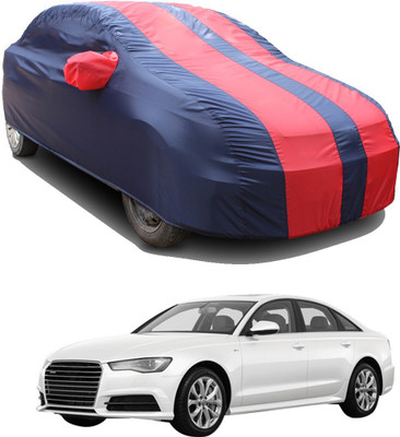 SS FOR YOUR SMART NEEDS Car Cover For Audi A6 (With Mirror Pockets)(Red, Blue)