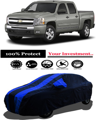Amexride Car Cover For Chevrolet Silverado 5.7L (With Mirror Pockets)(Multicolor)