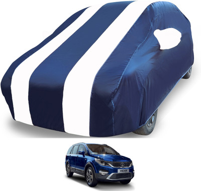 MOCKHE Car Cover For Tata Hexa (With Mirror Pockets)(White)
