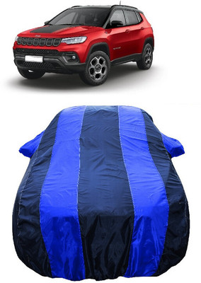 Wegather Car Cover For Jeep Compass Trailhawk 4x4 Opt Diesel (With Mirror Pockets)(Blue)