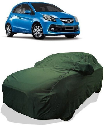 QLAX Car Cover For Maruti Brio EX MT (With Mirror Pockets)(Gold)