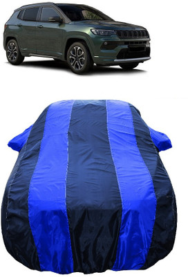 Wegather Car Cover For Jeep Compass 2.0 Longitude AT Diesel (With Mirror Pockets)(Blue)