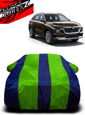 J S R Car Cover For Maruti Suzuki Grand Vitara ZDi (With Mirror Pockets)(Green, Blue)