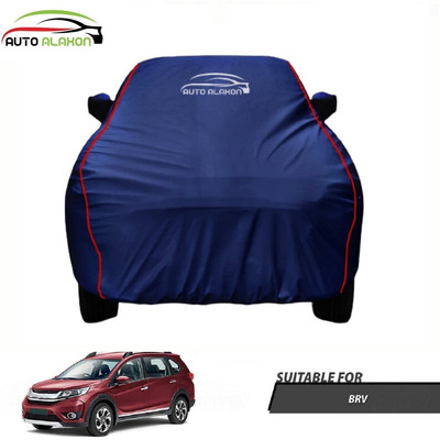 AUTO ALAXON Car Cover For Honda BRV (With Mirror Pockets)(Blue)