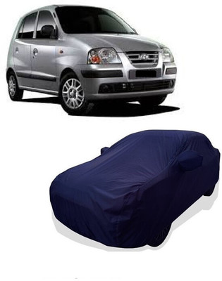 Tricway Car Cover For Hyundai Santro L2 (With Mirror Pockets)(Blue)