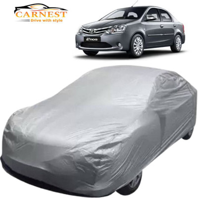 CARNEST Car Cover For Toyota Etios Cross, Etios Cross 1.2L G, Etios Cross 1.2L G Petrol, Etios Cross 1.4L GD, Etios Cross 1.4L GD Diesel, Etios Cross 1.4L VD, Etios Cross 1.5L V Petrol (Without Mirror Pockets)(Silver)