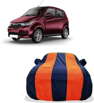 Tricway Car Cover For Mahindra e2oPlus P6 (With Mirror Pockets)(Orange)