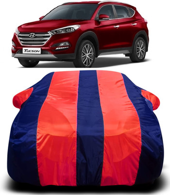AXLOZ Car Cover For Hyundai Tucson (With Mirror Pockets)(Multicolor)
