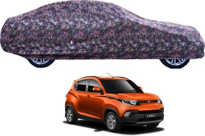 MOCKHE Car Cover For Mahindra KUV100 (With Mirror Pockets)(Green)