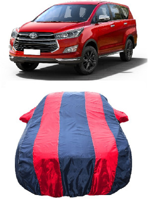 Wegather Car Cover For Toyota Innova Crysta 2.4 GX MT 8 STR Diesel (With Mirror Pockets)(Red)