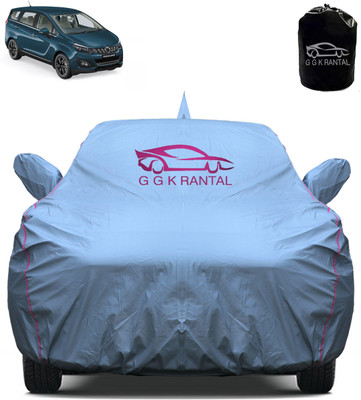 G G K RANTAL Car Cover For Mahindra Marazzo (With Mirror Pockets)(Grey)