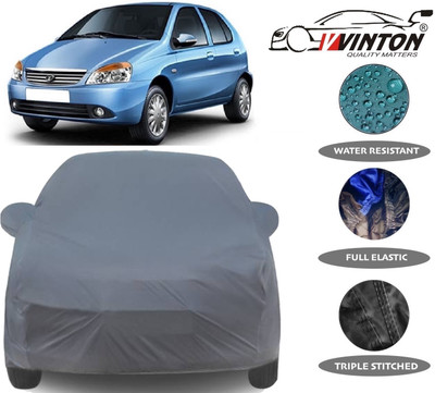 V VINTON Car Cover For Tata Indica (With Mirror Pockets)(Grey)