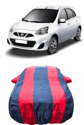 Wegather Car Cover For Nissan Micra XL Option CVT Petrol (With Mirror Pockets)(Red)
