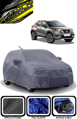 FRONCH Car Cover For Nissan Kicks (With Mirror Pockets)(Grey)