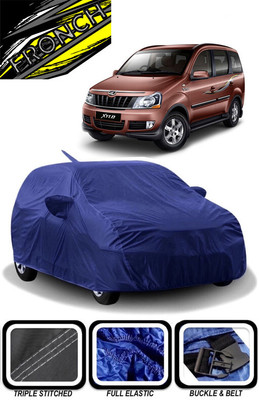 FRONCH Car Cover For Mahindra Xylo (With Mirror Pockets)(Blue)