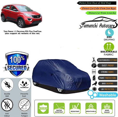 Tamanchi Autocare Car Cover For Tata Nexon 1.5 Revotorq XZA Plus DualTone(Blue)