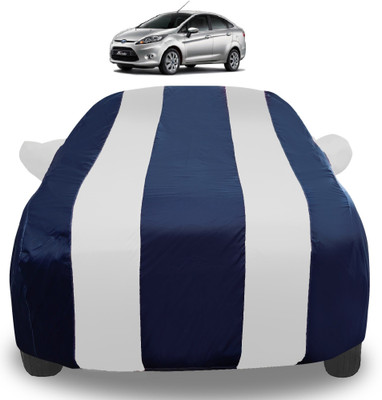 Auto Hub Car Cover For Ford Fiesta (With Mirror Pockets)(Silver)