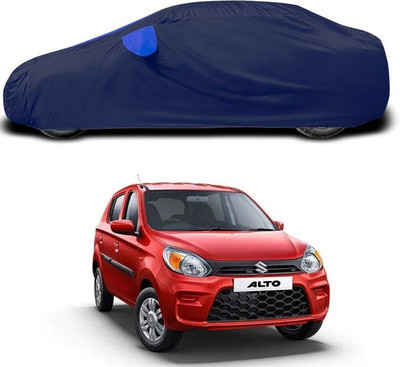 ANTHUB Car Cover For Maruti Suzuki Alto 800 (With Mirror Pockets)(Blue)
