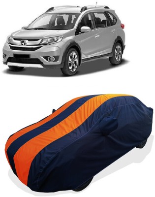 Coxtor Car Cover For Honda BRV i-DTEC VX MT (With Mirror Pockets)(Orange)