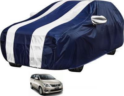 Auto Hub Car Cover For Toyota Innova (Without Mirror Pockets)(Black, White)