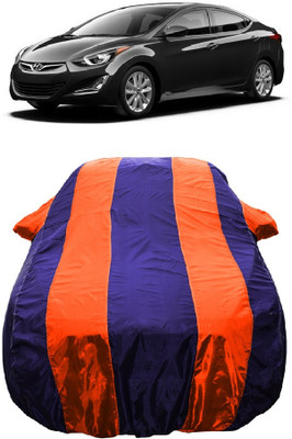 Wegather Car Cover For Hyundai Elantra CRDi S (With Mirror Pockets)(Orange)