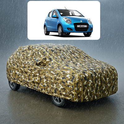 CODOKI Car Cover For Maruti A-Star ZXI (With Mirror Pockets)(Yellow)