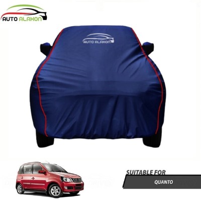 AUTO ALAXON Car Cover For Mahindra Quanto (With Mirror Pockets)(Blue)