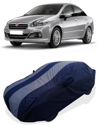 Coxtor Car Cover For Fiat Siena 1.6 EL (With Mirror Pockets)(Grey)