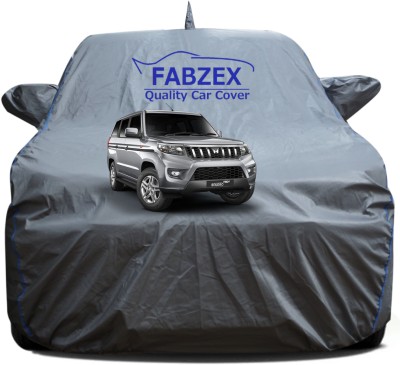 FABZEX Car Cover For Mahindra Bolero, Bolero 2.5 Diesel, Bolero Camper 2WD PS BS3, Bolero Camper 4WD PS BS3, Bolero Camper Di Long 4WD BS3 Refresh, Bolero Camper GOLD 2WD BS3 Refresh, Bolero Camper GOLD VX 2WD BS3 Refresh, Bolero Camper HUBER 2WD BS3 Refresh, Bolero DI AC BS III, Bolero DI NON AC BS