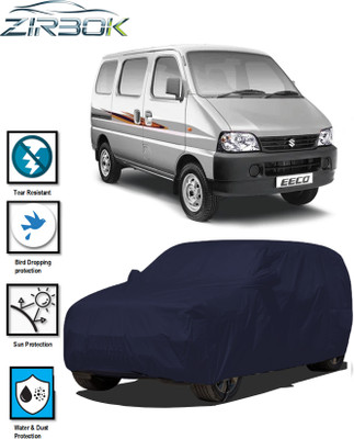 ZIRBOK Car Cover For Maruti Suzuki Eeco (With Mirror Pockets)(Blue)