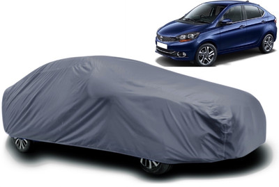 AXLOZ Car Cover For Tata Tigor (With Mirror Pockets)(Grey)