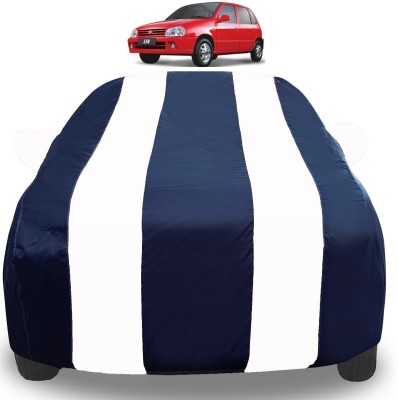 Auto Hub Car Cover For Maruti Suzuki Zen (With Mirror Pockets)(White)