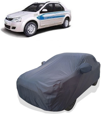 Tricway Car Cover For Mahindra E Verito D2 (With Mirror Pockets)(Grey)