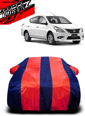 J S R Car Cover For Toyota Almera S (With Mirror Pockets)(Red, Blue)