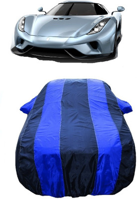 Wegather Car Cover For Koenigsegg Regera 5L Twin-turbo V8 (With Mirror Pockets)(Blue)