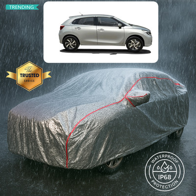 PAGORA Car Cover For Toyota Glanza V (With Mirror Pockets)(Silver)