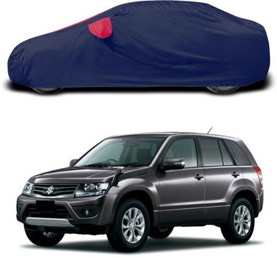 ANTHUB Car Cover For Maruti Suzuki Grand Vitara (With Mirror Pockets)(Red)