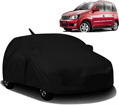 R Rayvin Star Car Cover For Mahindra Quanto (With Mirror Pockets)(Multicolor)