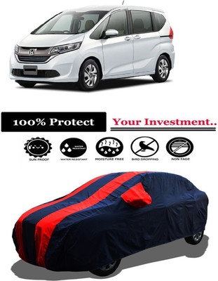 Amexride Car Cover For Honda Freed 1.5 Auto (With Mirror Pockets)(Red)