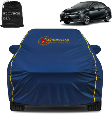 AUTOMOZEXO Car Cover For Toyota Altis (With Mirror Pockets)(Blue)