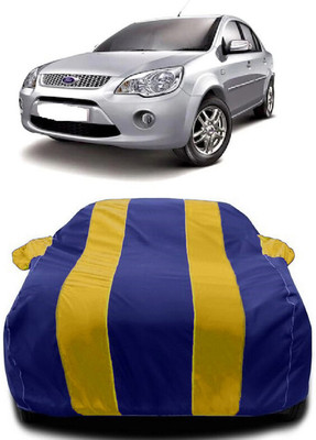 Autoprime Car Cover For Ford Fiesta Classic (With Mirror Pockets)(Yellow, Blue)